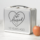 Ehe vor 10 Jahren III Metall Brotdose (Beispiel)