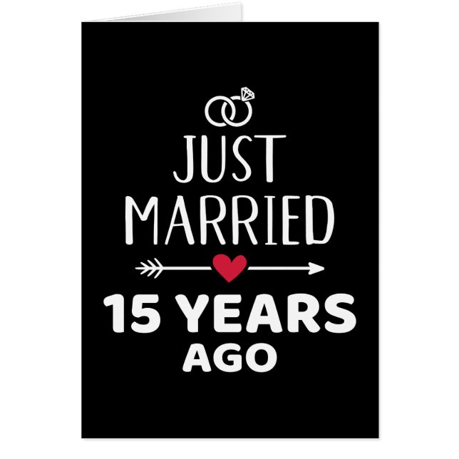 Ehe vor 15 Jahren 15. Hochzeitstag (Vorne)