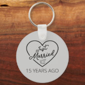 Ehe vor 15 Jahren III Schlüsselanhänger (Vorderseite)
