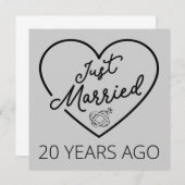 Ehe vor 20 Jahren III Einladung (Vorne/Hinten)