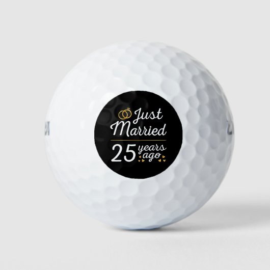 Ehe vor 25 Jahren II Golfball (Vorderseite)