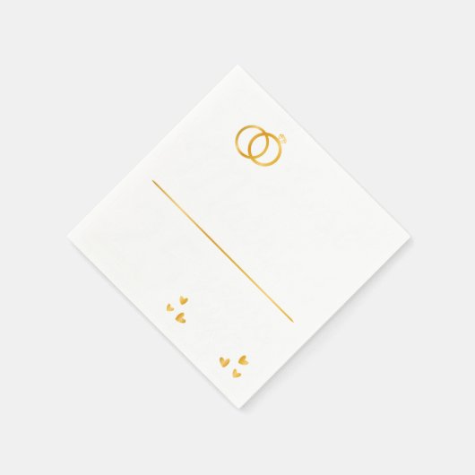 Ehe vor 25 Jahren II Serviette (Ecke)