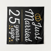 Ehe vor 25 Jahren II Wandteppich (Vorderseite (Horizontal))