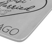 Ehe vor 25 Jahren III Schneidebrett (Ecke)