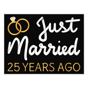 Ehe vor 25 Jahren IV Fotodruck