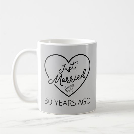 Ehe vor 30 Jahren III Kaffeetasse (Links)