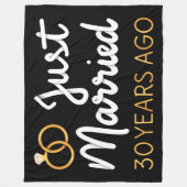 Ehe vor 30 Jahren IV Fleecedecke (Vorderseite)