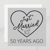 Ehe vor 50 Jahren III Einladung (Vorne/Hinten)