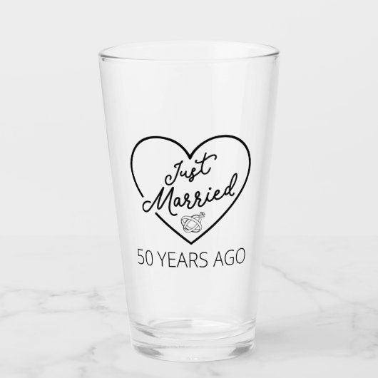 Ehe vor 50 Jahren III Glas (Vorderseite)