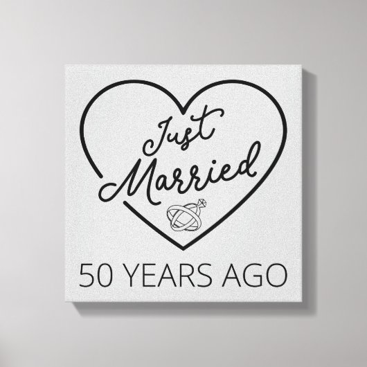 Ehe vor 50 Jahren III Leinwanddruck (Vorderseite)