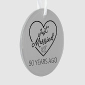 Ehe vor 50 Jahren III Ornament (Vorderseite)