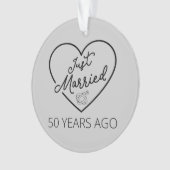 Ehe vor 50 Jahren III Ornament (Vorderseite)