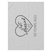 Ehe vor 50 Jahren III Tischdecke (Vorderseite)