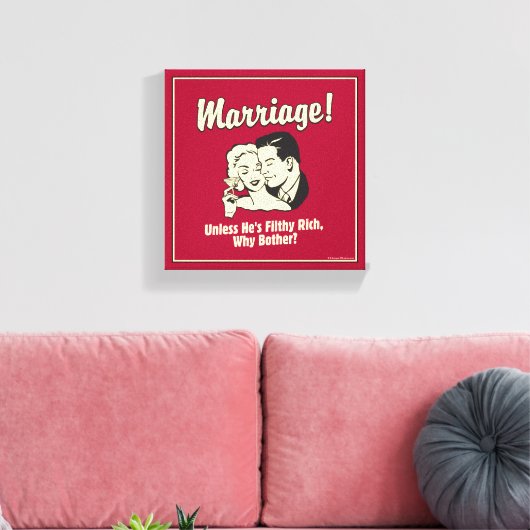 Ehe: Warum Mutter Leinwanddruck (Insitu (Wohnzimmer))