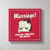 Ehe: Warum Mutter Leinwanddruck (Vorderseite)