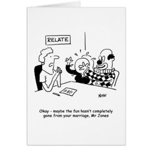 Eheberatung. Spaß nicht ganz weg