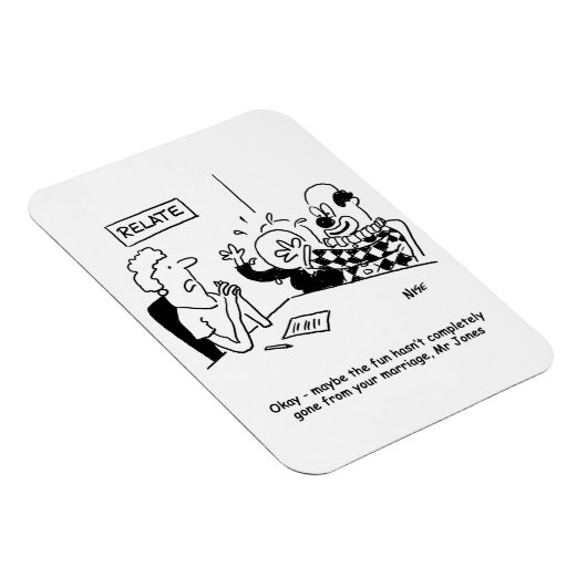 Eheberatung. Spaß nicht ganz weg Magnet (Rechte Seite)