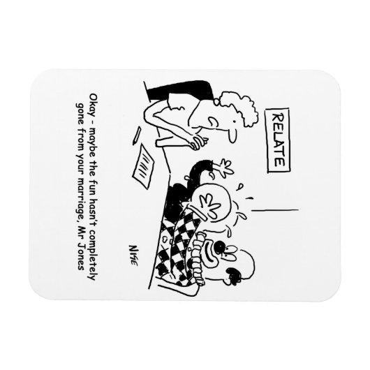 Eheberatung. Spaß nicht ganz weg Magnet (Horizontal)