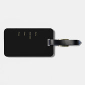 Ehecatl Aztec Art Gepäckanhänger (Rückseite horizontal)