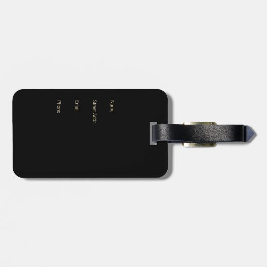 Ehecatl Aztec Art Gepäckanhänger (Rückseite horizontal)