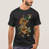 Ehecatl Aztec Art T-Shirt (Vorderseite)