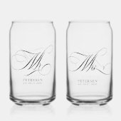 Ehedatum und individuelle Name Dosenglas (Rückseite)