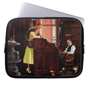 Ehefähigkeitszeugnis durch Norman Rockwell Laptopschutzhülle