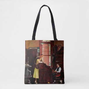 Ehefähigkeitszeugnis durch Norman Rockwell Tasche