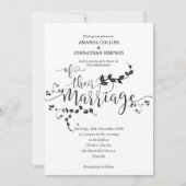 Ehefeier Einladung (Vorderseite)