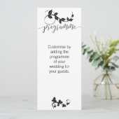 Ehefeierungsprogramm Einladung (Stehend Vorderseite)