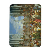 Ehefest in Cana, c.1562 (Öl auf Leinwand) Magnet (Vertikal)