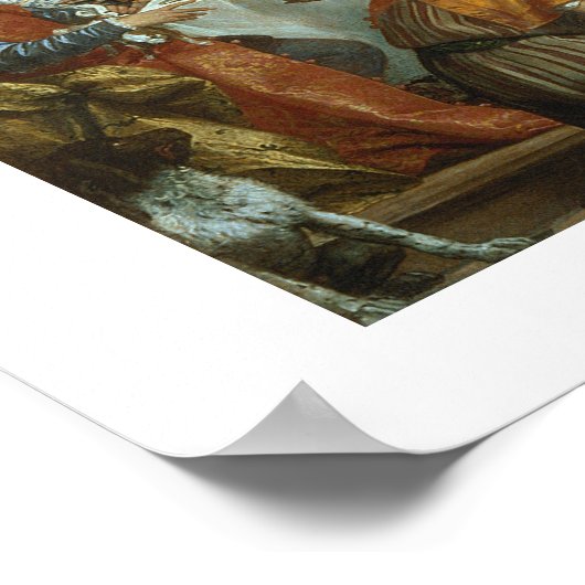 Ehefest in Cana, c.1562 (Öl auf Leinwand) Poster (Ecke)