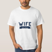 Ehefrau 2024 gerade verheiratet T-Shirt (Vorderseite)