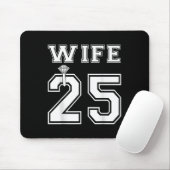 Ehefrau 2025 Ehemann Matching Engagement Party Hon Mousepad (Mit Mouse)