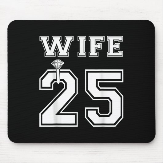 Ehefrau 2025 Ehemann Matching Engagement Party Hon Mousepad (Vorne)