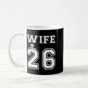 Ehefrau 2026 Ehemann passende Verlobungsfeier Kaffeetasse