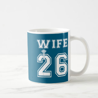 Ehefrau 2026 Ehemann passende Verlobungsfeier Kaffeetasse