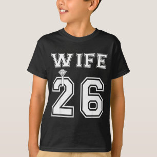 Ehefrau 2026 Ehemann passende Verlobungsparty T-Shirt