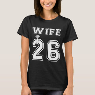 Ehefrau 2026 Ehemann passende Verlobungsparty T-Shirt