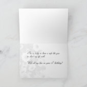 Ehefrau 75. Geburtstag Blume Karte (Innenseite)