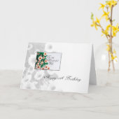 Ehefrau 75. Geburtstag Blume Karte (Gelbe Blume)