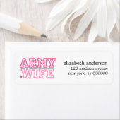 Ehefrau-Adressenmarken (Insitu)