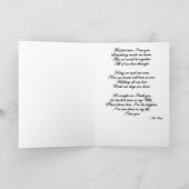 Ehefrau am Hochzeitstag Karte (Innenseite)