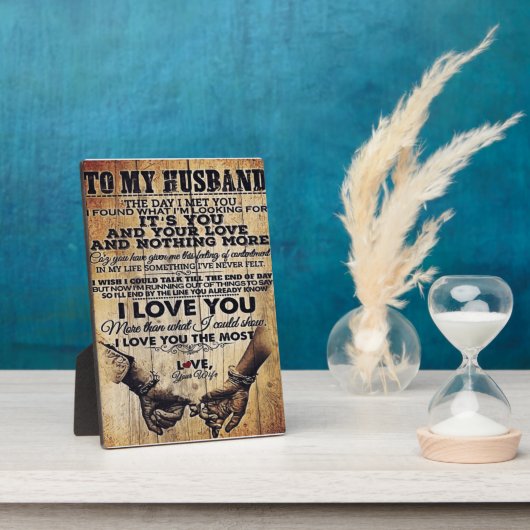 Ehefrau auf meinen Handballbrief | Husband Lovely  Fotoplatte (Seite)