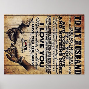 Ehefrau auf meinen Handballbrief Husband Lovely Poster
