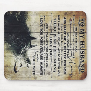 Ehefrau auf meinen Handballbrief   Liebe Quotes-Ge Mousepad