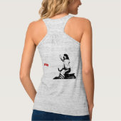 Ehefrau Beater T-Shirt (Flippin' Girl) Tank Top (Rückseite)