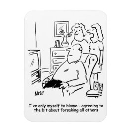 Ehefrau bedauert ihre Eheversprechen Magnet