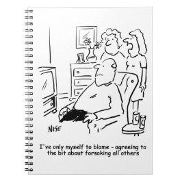 Ehefrau bedauert ihre Eheversprechen Notizblock