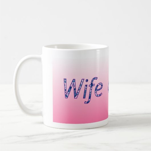 Ehefrau bei der Arbeit Kaffeetasse (Links)